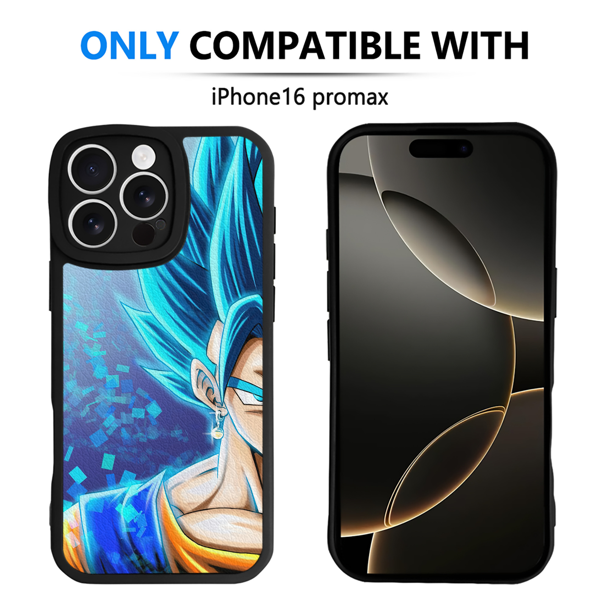 （画像用） ドラゴンボール DRAGON BALL 【iPhone 16シリーズ対応】シリコンスマホケース（レザー調） 材質：シリコン
